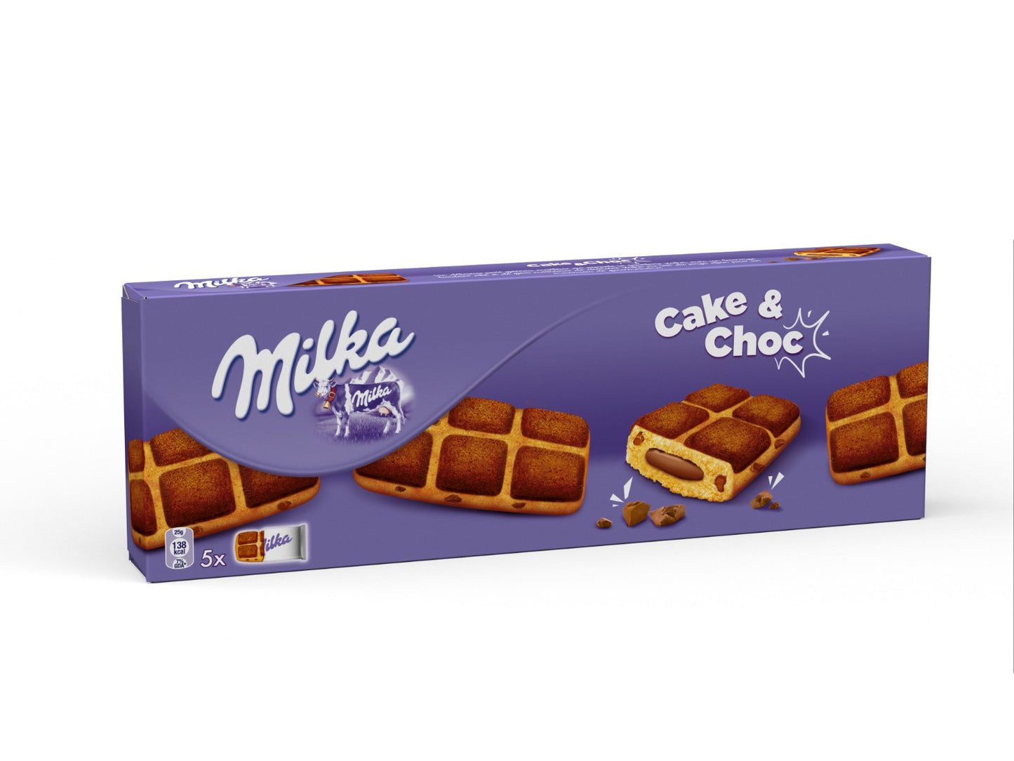 Milka Cake & Choc Schokoladenstücke Box - 12 x 175 Gramm
