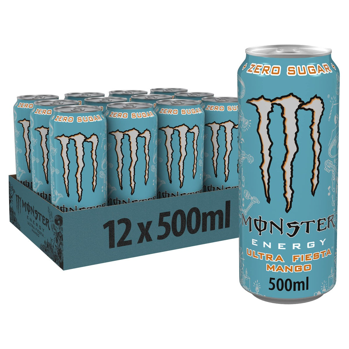 Monster Ultra Fiesta Tablett 12 x 500 ml