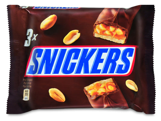 Snickers Schokoriegel 3er-Pack