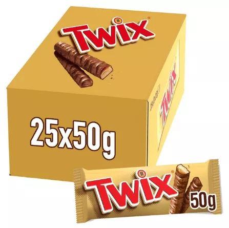 Twix Einzelpackung 25 x 50 Gramm