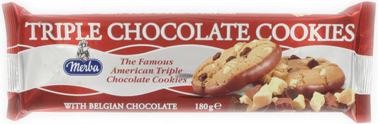 Merba Triple Chocolate Cookies 180 Gramm