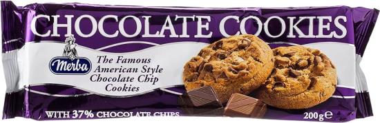 Merba Schokoladenkekse, Schachtel mit 18 x 200 Gramm
