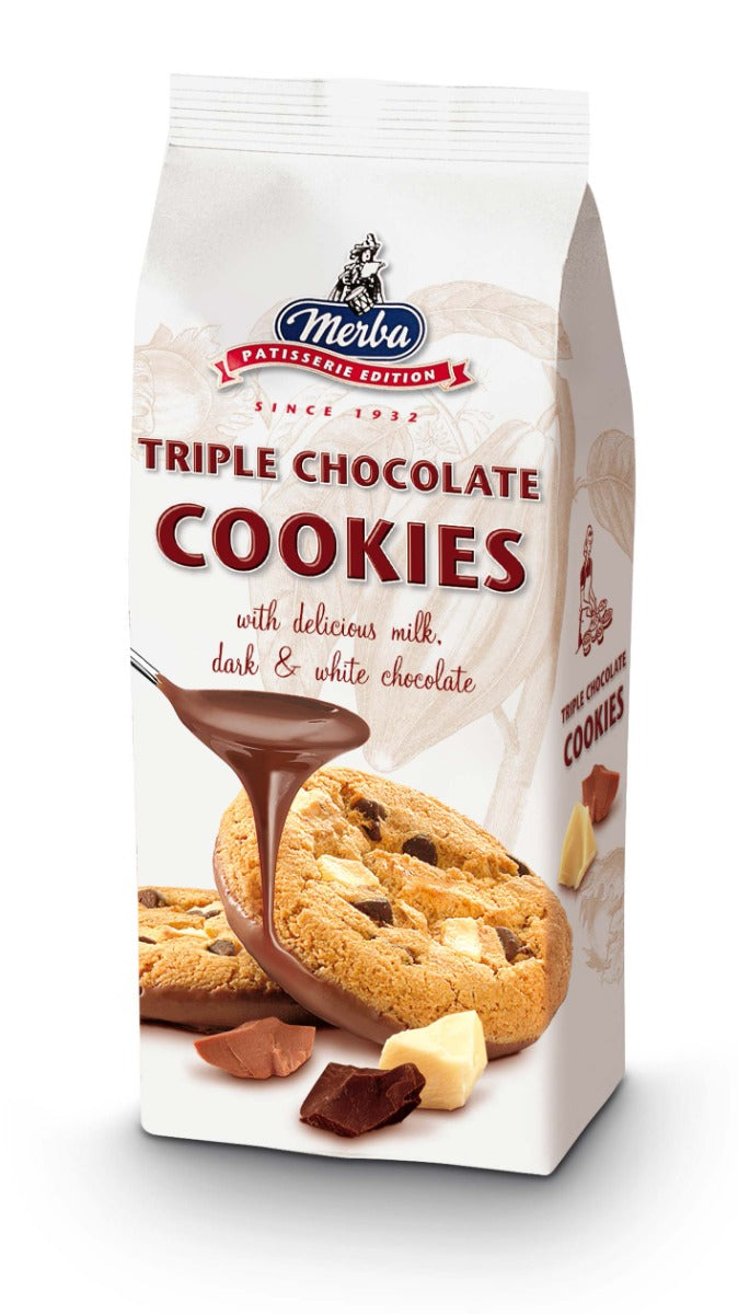 Merba Triple Chocolate Cookies 200 Gramm
