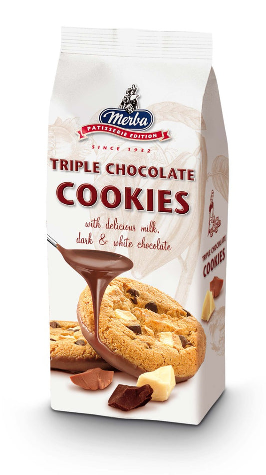 Merba Triple Chocolate Cookies 200 Gramm