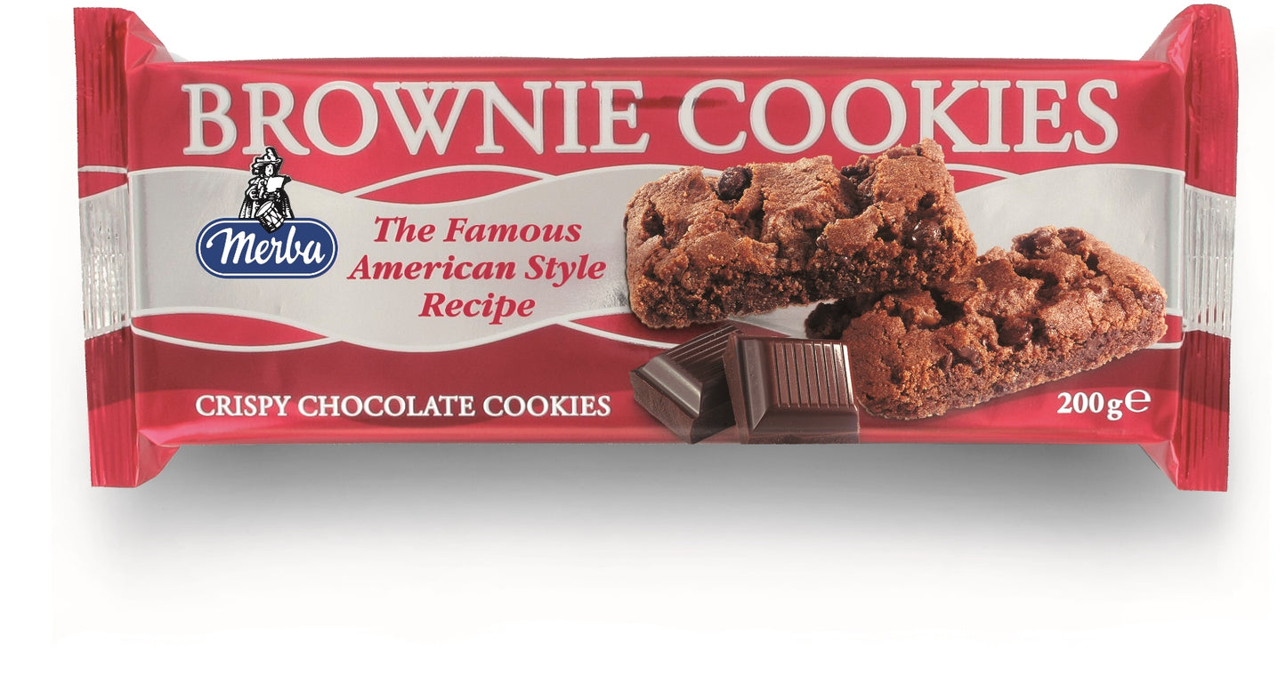 Merba Brownie Cookies 200 Gramm
