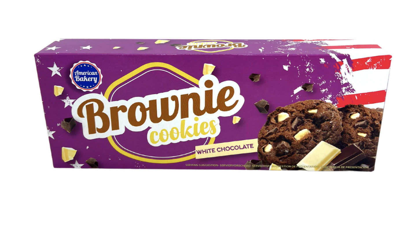 American Bakery Brownie Weiße Schokolade 106 Gramm