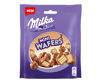 Milka Mini-Waffeln 8 x 110 Gramm