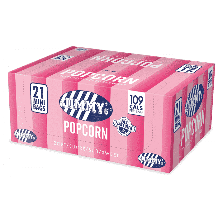 Jimmy's Popcorn Sweet Mini-Tüten 21 x 27 Gramm
