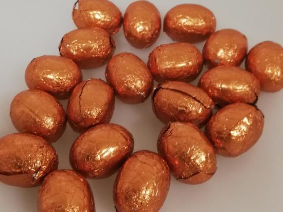 Schokoladeneier Weiß Mokka 5 Kilo