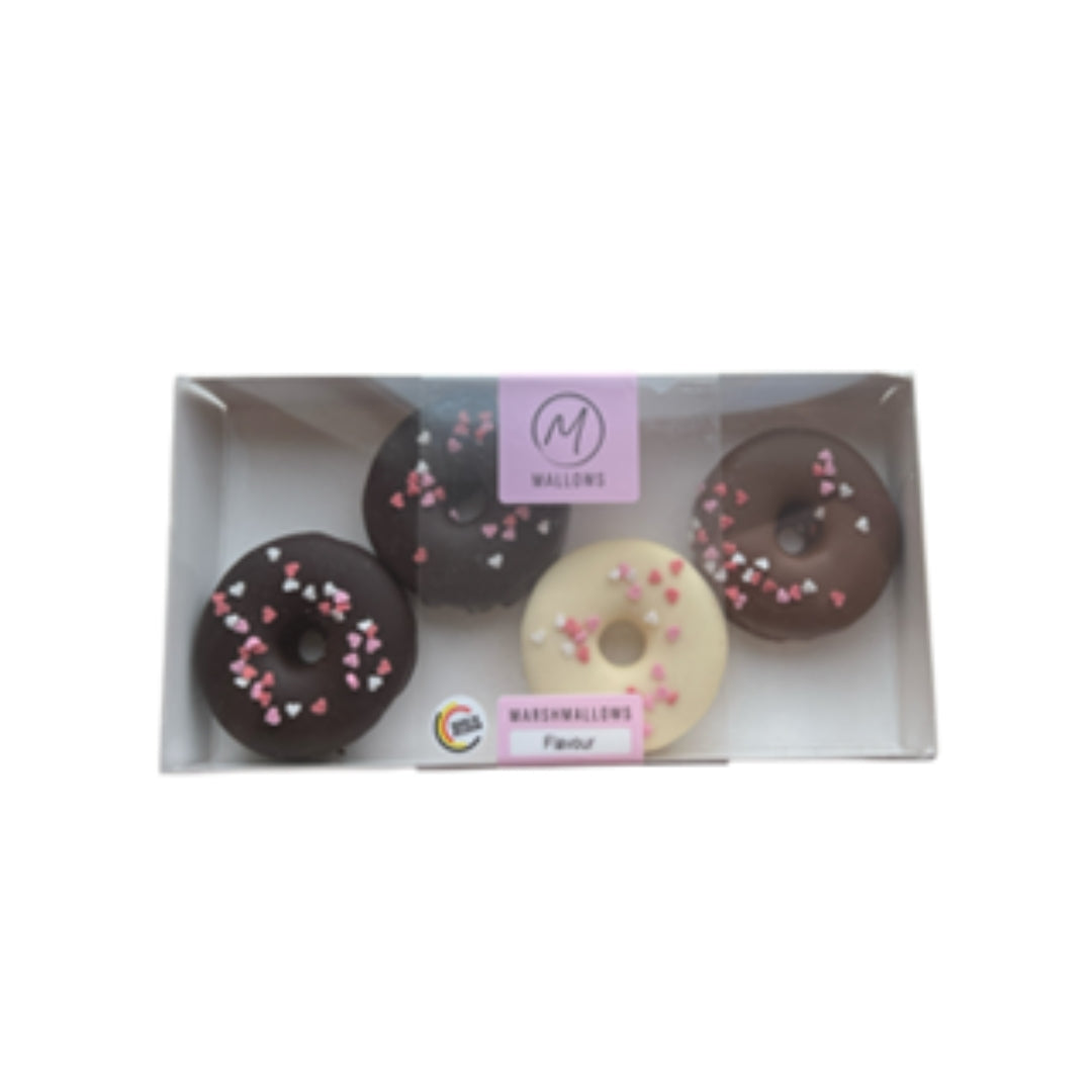 Valentins-Donuts, 4 Stück