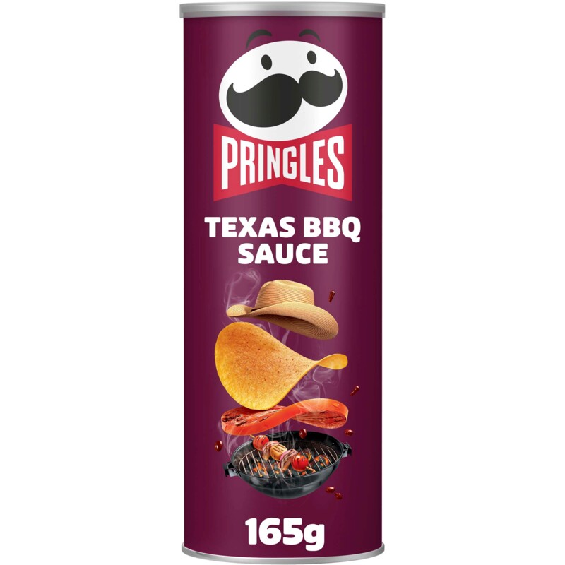 Pringles Texas BBQ Sauce Box 19 x 165 Gramm