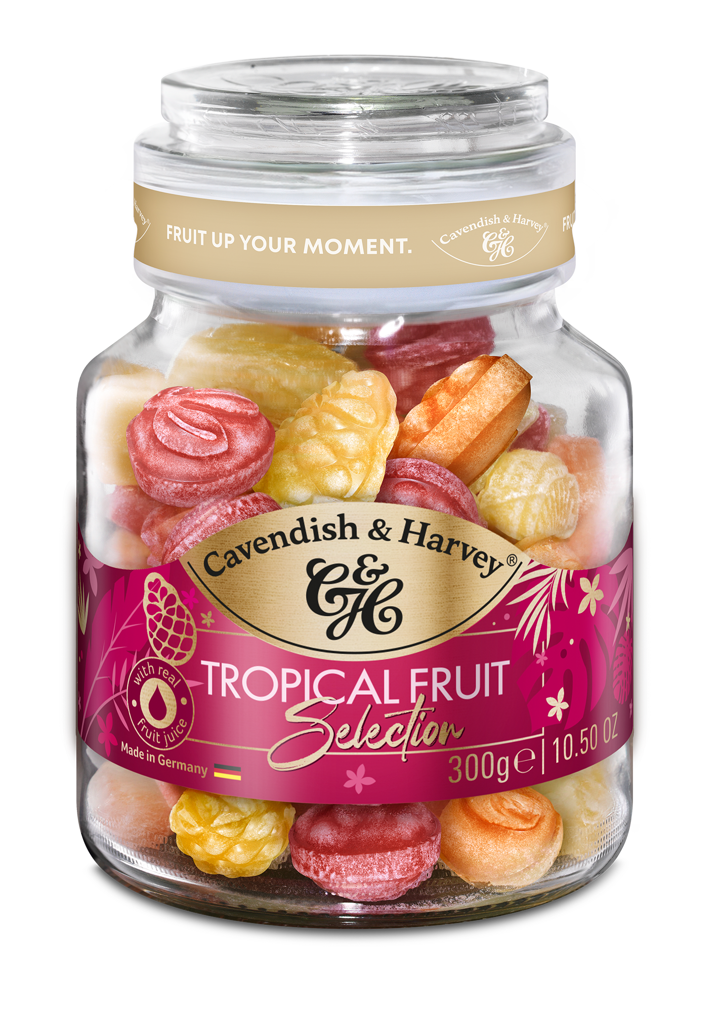 Cavendish & Harvey Tropical Jar 300 Gramm
