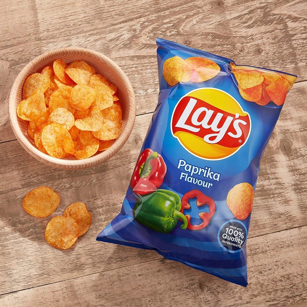 Lay's Paprika Chips Box - 20 x 40 Gramm