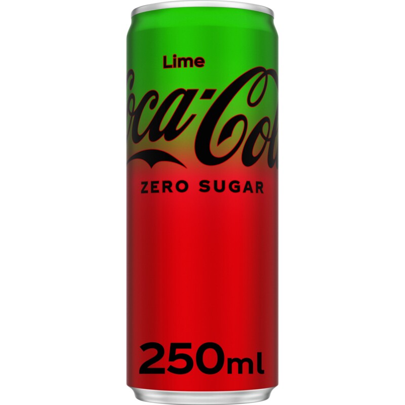 Coca Cola Lime Zero Tablett 12 x 25 cl