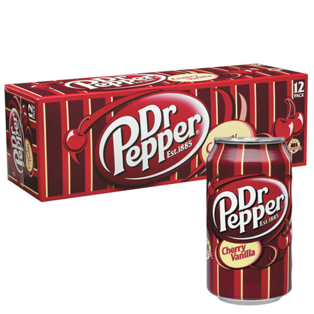 Dr Pepper Kirsch-Vanille-Tablett - 12 x 355 ml