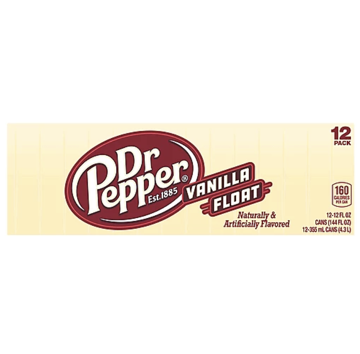 Dr Pepper Vanille Float 12x355 ml