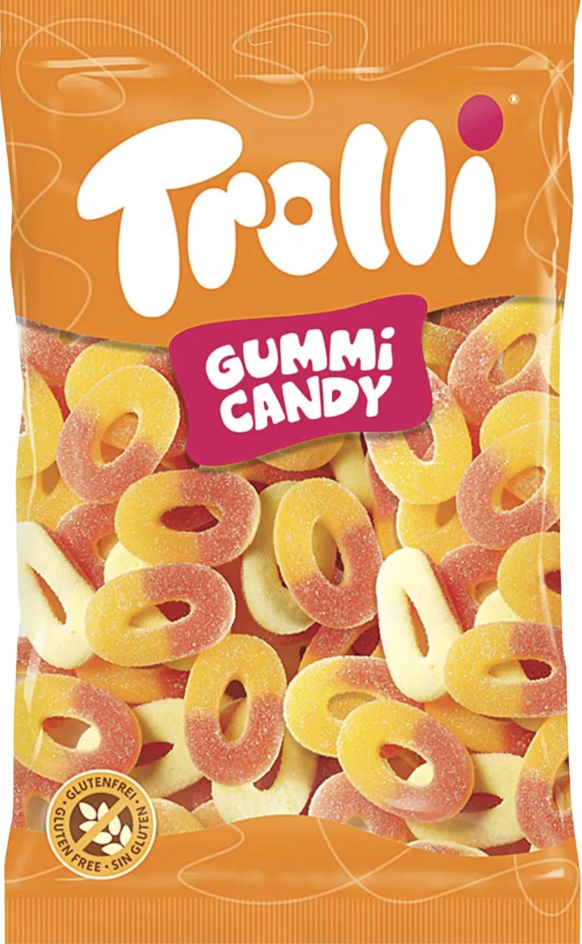 Trolli Pfirsichringe 1 Kilo