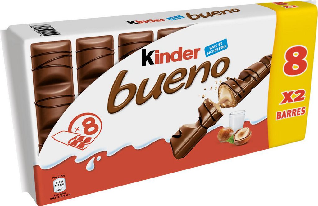 Kinder Bueno T8 - 16 x 344 Gramm
