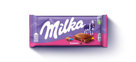 Milka Konfetti-Schokoriegel 100 Gramm