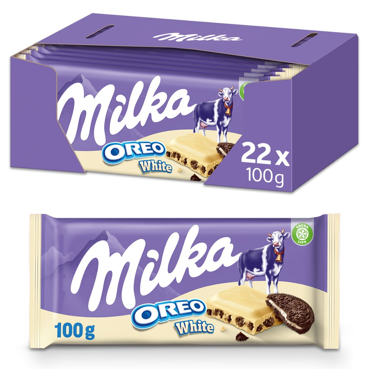Milka Oreo Weiß 22 x 100 Gramm
