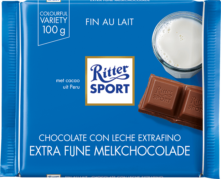 Ritter Sport Extra Feine 35% Milchschokolade 100 Gramm