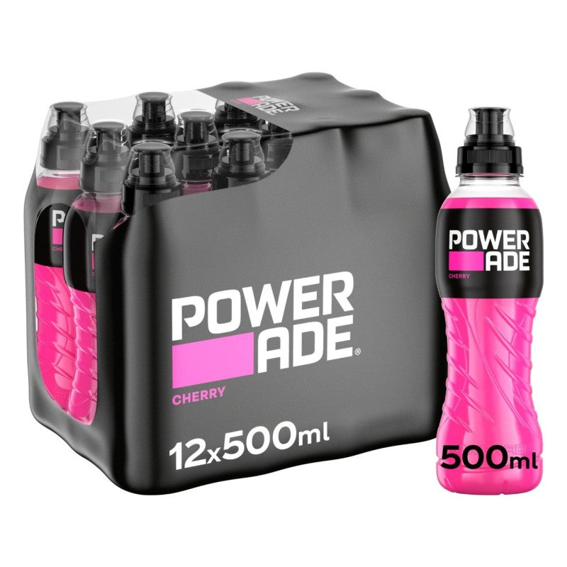 Powerade Kirsche Tablett 12 x 50 cl