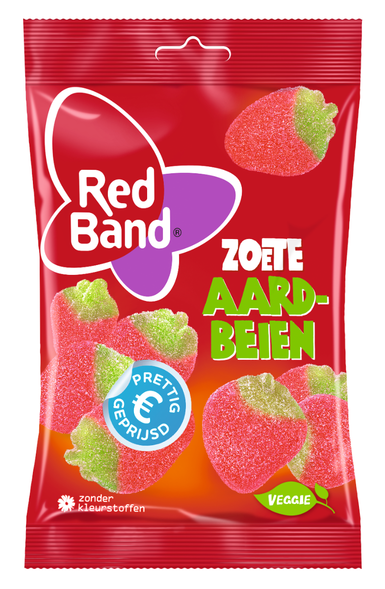 Red Band Gezuckerte Erdbeeren Box - 12 x 180 Gramm