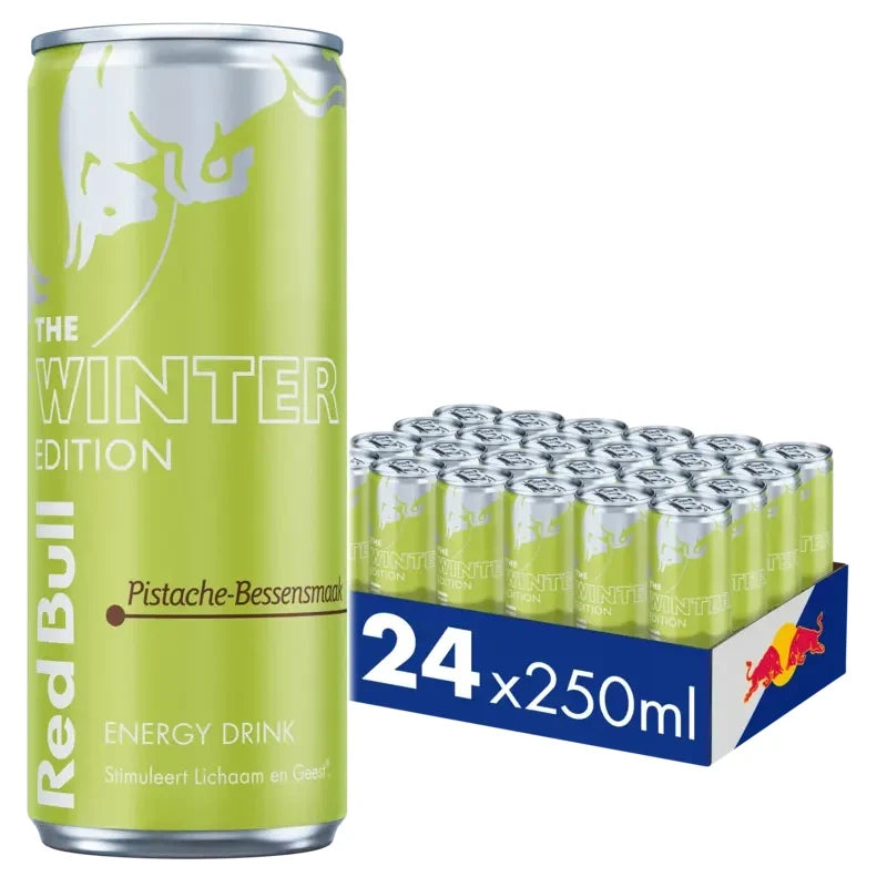 Red Bull Winter Pistache Bessensmaak tray 24 x 250ML