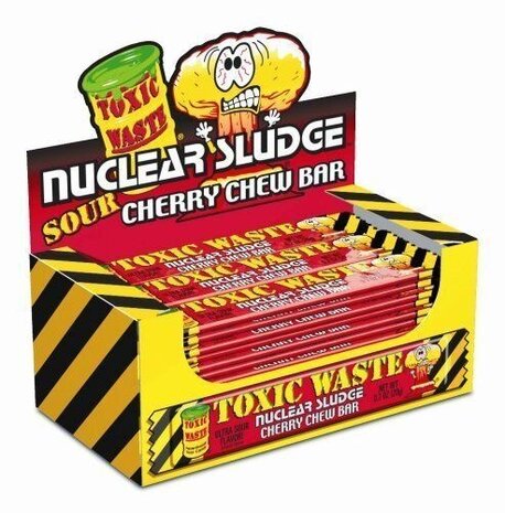 Toxic Waste Riegel Sauerkirsche - 50 Stück