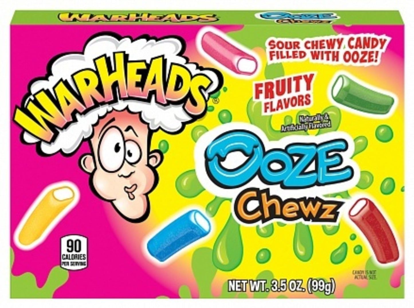 Warheads Ooze Chewz 99 Gramm