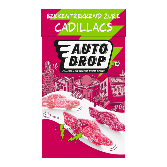 Autodrop Kiefer-ziehende saure Cadillacs (6x270 Gramm)