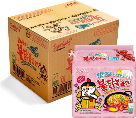 Samyang Ramen Hot Chicken Carbonara Nudeln 40 x 130 Gramm