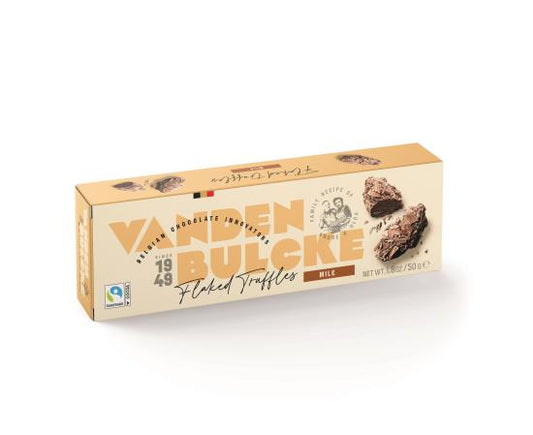 Van Den Bulcke Flocken-Trüffelmilch 50 Gramm