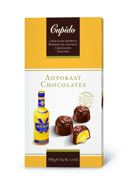 Cupido Advocaat Schokoladenlikör Pralinen 150 Gramm