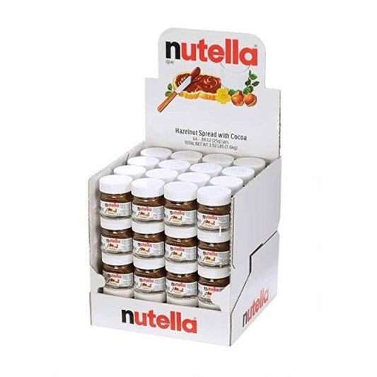 Nutella-Gläser, Karton, 64 x 25 Gramm