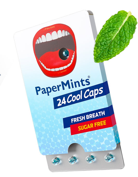 Papermints Blister Cool Caps Box - 20 x 24 Stück