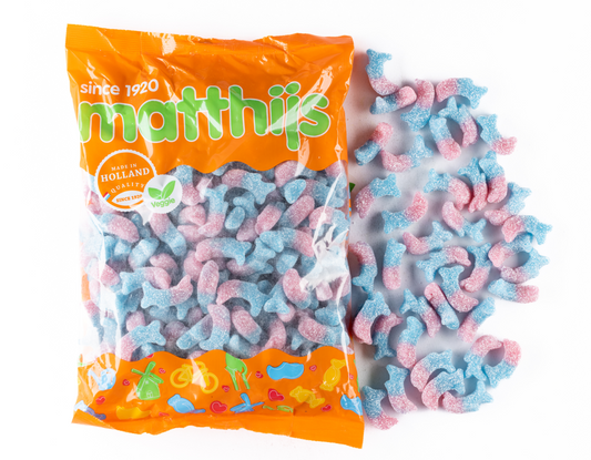Matthijs Veggie Dolphins Kaugummi 1 Kilo