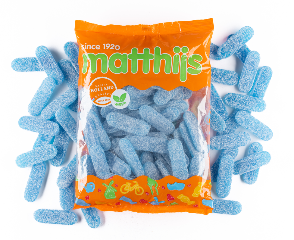 Gelatinefreie saure Blauzungen 800 Gramm