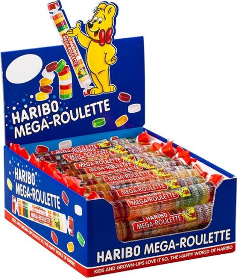 Haribo Roulette Mega Fruit Roll 40 Stück