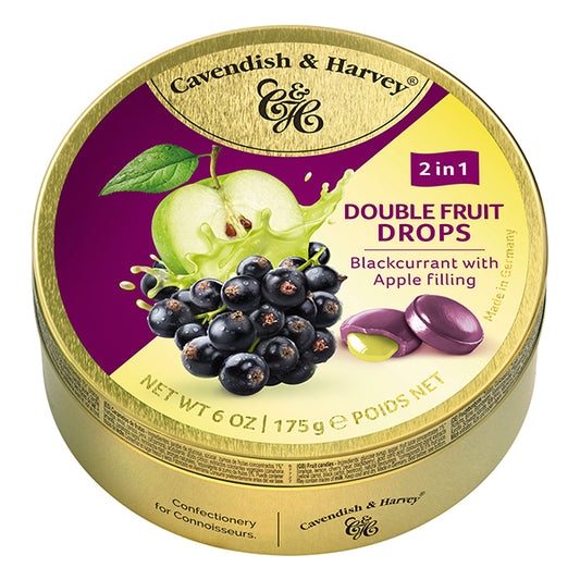 Doppelfrucht-Apfel mit schwarzen Johannisbeeren, 175 Gramm