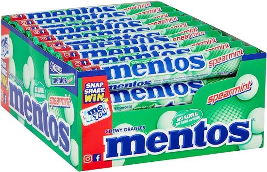 Mentos Spearmint Box - 40 Stück
