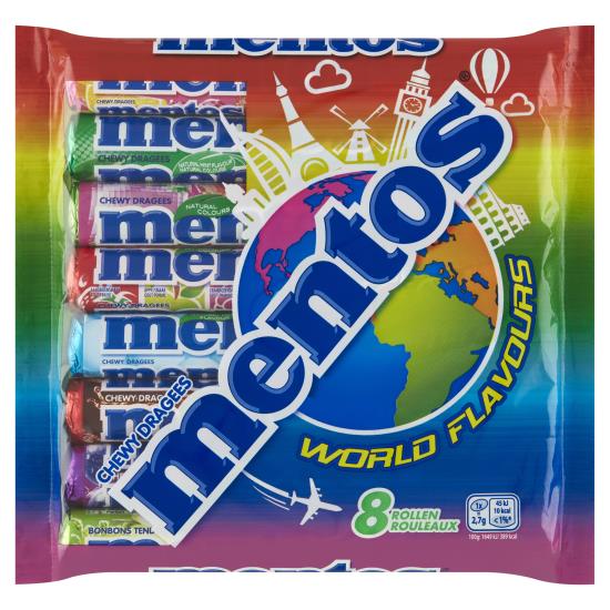 Mentos World Flavors 8er-Pack