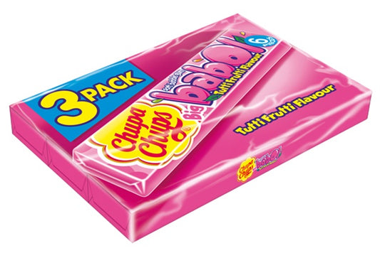 Chupa Chups Big Babol Tutti Frutti Kaugummi 3er-Pack