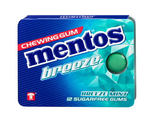 Mentos Kaugummi Breeze Mint Blister