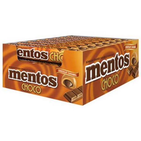 Mentos Schokoladen-Karamell 18x 39 Gramm