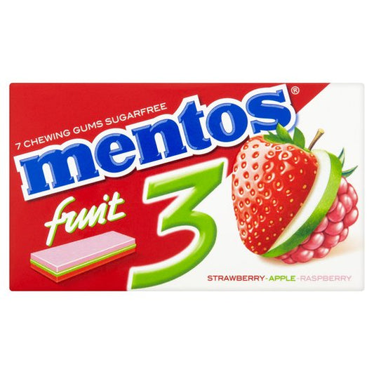 Mentos Kaugummi 3-Layer Fruit