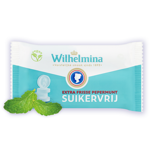 Wilhelmina Vegane Pfefferminze zuckerfrei 3er-Pack