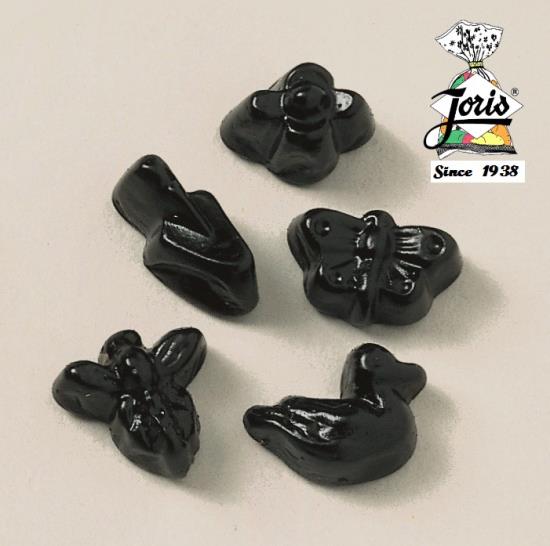 Kleine schwarze Lakritzflocken vom Konditor 1 Kilo