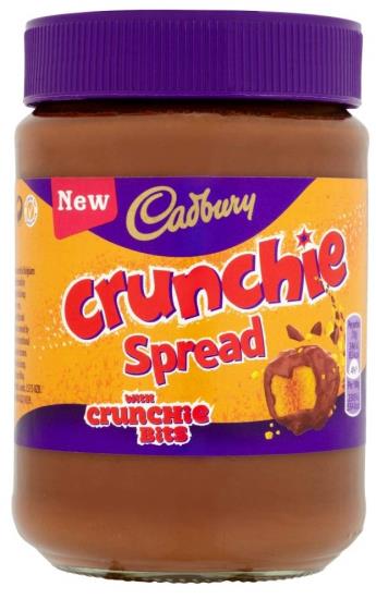 Cadbury Crunchie Schokoladenaufstrich 400 Gramm