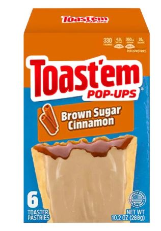 Toast'em Frosted Brauner Zucker Zimt 288 Gramm